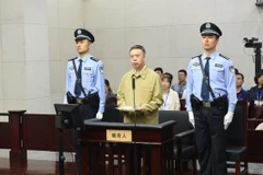 Ông Mạnh Hoành Vĩ trước tòa. (Ảnh: Weibo)