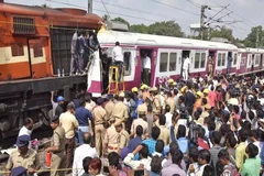 Hiện trường vụ tai nạn.