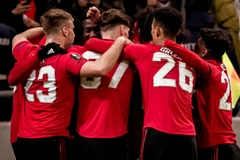 Đôi hình trẻ của MU không thể vượt qua Astana. (Ảnh: Getty)