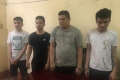 Các đối tượng bị bắt giữ. (Nguồn: baothanhhoa.vn)