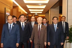 Hình ảnh Tổng Bí thư dự Lễ khai mạc Kỳ họp thứ 3, Quốc hội khóa XV