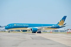 Máy bay của Vietnam Airlines. (Ảnh: CTV/Vietnam+)