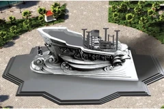 Cà Mau xây tượng cụm tượng đài "Chuyến tàu tập kết ra Bắc 1954’" 