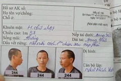 Đối tượng Nguyễn Đăng Dũng bị bắt sau 28 năm lẩn trốn. (Ảnh: TTXVN phát)