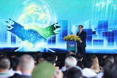 Thủ tướng Phạm Minh Chính phát biểu tại Lễ động thổ. (Ảnh: Dương Giang/TTXVN)