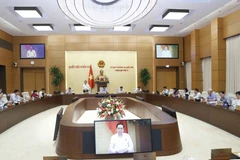 Quang cảnh một phiên họp của ủy ban Thường vụ Quốc hội. (Ảnh: Doãn Tấn/TTXVN)