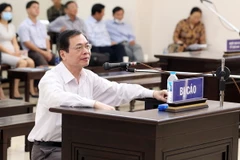 Bị cáo Vũ Huy Hoàng, cựu Bộ trưởng Bộ Công Thương. (Ảnh: Phạm Kiên/TTXVN)
