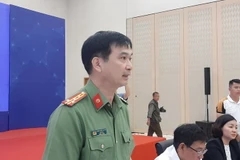 Đại tá Trịnh Ngọc Quyên, Giám đốc Công an tỉnh Bình Dương. (Ảnh: Chí Tưởng/TTXVN)