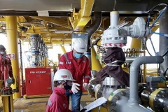 Các kỹ sư của PTSC tại dự án Gallaf. (Nguồn: nangluongvietnam.vn)