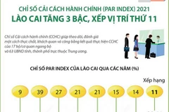 [Infographics] Lào Cai: PAR INDEX tăng 3 bậc, xếp vị trí thứ 11