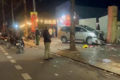 Hiện trường vụ tai nạn. (Nguồn: laodong.vn)