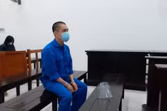 Bị cáo Huy tại phiên tòa. (Nguồn: cand.com.vn)
