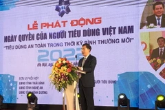 Phó Chủ tịch UBND thành phố Hà Nội Hà Minh Hải phát biểu tại Lễ phát động. (Ảnh: Phương Anh/TTXVN) 
