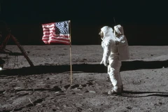 Phi hành gia người Mỹ Buzz Aldrin. (Nguồn: NASA/AP)