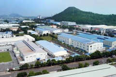 Khu công nghiệp Khai Quang, thành phố Vĩnh Yên, tỉnh Vĩnh Phúc. (Ảnh: Hoàng Hùng/TTXVN)