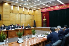 Quang cảnh buổi tiếp của Bộ trưởng Công Thương Nguyễn Hồng Diên với ngài Alejandro Negrin Muñoz, Đại sứ Đặc mệnh toàn quyền Cộng hòa Mexico tại Việt Nam. (Nguồn: congthuong.vn)