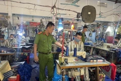 Công tác dạy nghề cho phạm nhân tại Trại giam Ninh Khánh, tỉnh Ninh Bình. (Ảnh: Hải Yến/TTXVN)