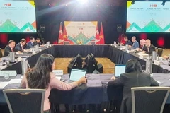 Toàn cảnh kỳ họp lần thứ I của Ủy ban hỗn hợp về kinh tế giữa Việt Nam và Canada. (Ảnh: TTXVN/phát)