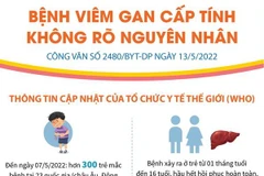 [Infographics] Bệnh viêm gan cấp tính không rõ nguyên nhân