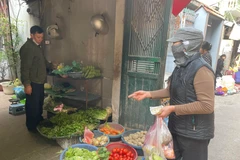 Một số mặt hàng rau xanh tăng nhẹ tại các chợ Hà Nội. (Ảnh: Minh Hiếu/Vietnam+)