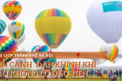 [Video] Choáng ngợp với dàn khinh khí cầu khổng lồ đầu tiên tại Hà Nội
