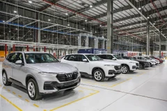 Nhà máy sản xuất xe hơi VinFast tại Hải Phòng. (Ảnh: PV/Vietnam+)