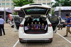 Mẫu xe Mazda CX-5 của thí sinh Ân Hoàng đã giành giải thưởng Best of Sound. (Ảnh: PV/Vietnam+) 