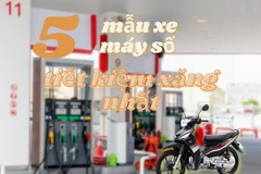 Điểm danh 5 mẫu xe máy số 'ngốn' ít xăng nhất tại thị trường Việt Nam