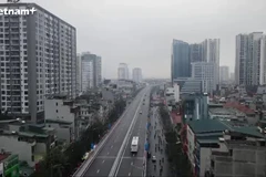 Cận cảnh tuyến đường vành đai 10.000 tỷ đồng mới thông xe của Thủ đô