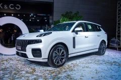 Mẫu SUV flashship của Lynk & Co mới giới thiệu tới khách hàng Việt. (Ảnh: Minh Hiếu/Vietnam+)