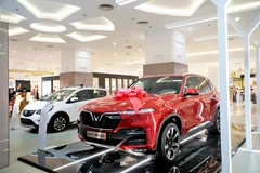 VinFast tổng kết năm 2020 với doanh số khá ấn tượng: 29.485 chiếc xe ôtô được bán ra. (Ảnh: PV/Vietnam+)
