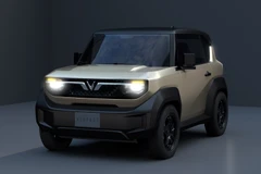 Hình ảnh đầu tiên của mẫu xe điện mini VinFast VF3. (Ảnh nguồn: VinFast)