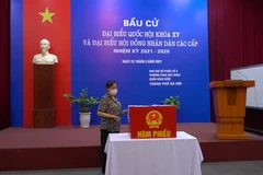 Các điểm bầu cử hoàn tất bỏ phiếu và sẵn sàng cho công tác kiểm phiếu