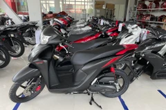 Vision và loạt mẫu xe máy khác của Honda quay đầu tăng giá trở lại. (Ảnh: PV/Vietnam+)