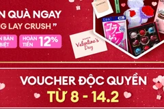 Sàn thương mại điện tử tung nhiều chương trình khuyến mãi hấp dẫn nhân dịp Valentine 2023. (Ảnh chụp màn hình)