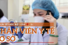 [Video] Lực lượng y tế cơ sở làm việc xuyên Tết phục vụ bệnh nhân F0