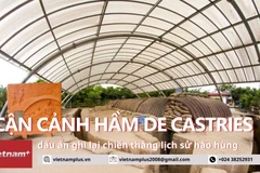 Cận cảnh di tích hầm De Castries - dấu ấn ghi lại chiến thắng lịch sử hào hùng