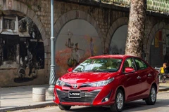 Toyota Vios tiếp tục duy trì phong độ doanh số bán ra của mình trong tháng Chín này. (Ảnh: PV/Vietnam+)