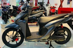 Mẫu xe Honda Vision tại đại lý. (Ảnh: PV/Vietnam+) 