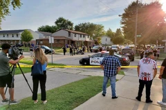 Cảnh sát phong tỏa hiện trường vụ nổ súng. (Nguồn: kenoshanews.com)