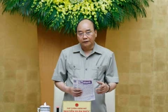 Thủ tướng Nguyễn Xuân Phúc phát biểu. (Ảnh: Thống Nhất/TTXVN)