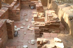 Mộ gạch cổ xã Gia Thủy, Huyện Nho Quan, tỉnh Ninh Bình. (Ảnh: Hải Yến/TTXVN)