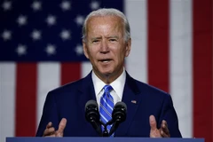 Cựu Tổng thống Mỹ Joe Biden phát biểu tại một sự kiện ở Wilmington, bang Delaware. (Ảnh: AFP/TTXVN)