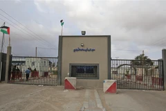Cửa khẩu Kerem Shalom tại thị trấn Rafah, Dải Gaza. (Ảnh: AFP/TTXVN)