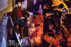 Dấu ấn từ vùng núi Alps được thể hiện khéo léo qua những trang phục trong bộ sưu tập Chớm Thu 2015 của Chanel.