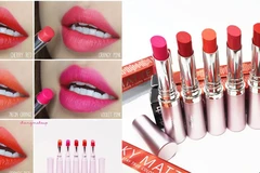 5 màu son chuẩn sắc lâu phai của dòng son lì Lip On Lip Silky Matte