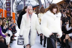 Show diễn Louis Vuitton Thu Đông 2015 - một trong những show diễn lớn nhất của Tuần lễ Thời trang Paris là bệ phóng cho sự nghiệp của cô gái tóc hồng xinh xắn này.