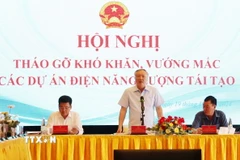 Phó Thủ tướng Thường trực Nguyễn Hòa Bình phát biểu tại hội nghị. (Ảnh: Tiên Minh/TTXVN)