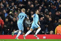 Ilkay Guendogan và de Bruyne giúp Man City đánh bại Barcelona. (Nguồn: Getty Images)