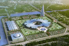 Phối cảnh toàn bộ dự án Trung tâm Hội chợ Triển lãm Quốc tế mới.